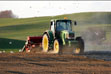 Tractor in field